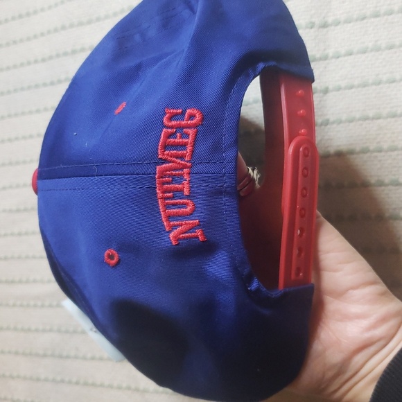 Nutmeg UEFA Euro96 official licensed product england snapback hat blue/red new - Picture 3 of 6